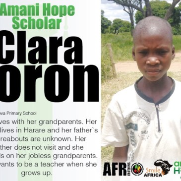 Meet Amani Hope Scholar – Clara Joron